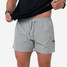 The Burlebo Men's Training Shorts in Heather Grey