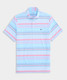Vineyard Vines Performance Conch Stripe Sankaty Polo Toucan, Mint, Lilac back view