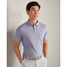 Rhone Men's Commuter Polo Purple Smoke Oxford back view