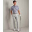 Rhone Men's Commuter Polo Purple Smoke Oxford detail