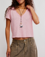 Free People Women's We The Free Take 2 Tee in Rose Oil