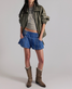 Free People Women's Luna Pull-On Shorts in Solie back view