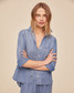 Bella Dahl Women's Indigo Shirt Tail Button Down
