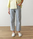 Marine Layer Women's Ella Straight Leg Jeans light wash side view