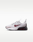 The Nike Little Kids' Air Max Phoenix Shoes in White and Team Red