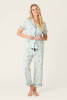 PJ Salvage Women's Whimsy Set Mint Cheetah full view