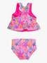 Ruffle Butts Girls' Paisley Tankini
