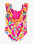 Ruffle Butts Girls'  Tropical Waterfall One-Piece Suit