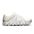 On Running Women's Cloud X 4 AD White and Wolf top-down view