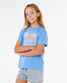 Rip Curl Girls' Malibu Relaxed Tee front view