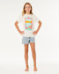 Rip Curl Girls' Sunshine Squad Band Tee