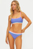 Beach Riot Women's Color Block Saffron Bikini Bottom in Sherbert Shores side view