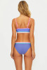 Beach Riot Women's Color Block Saffron Bikini Bottom in Sherbert Shores detail view