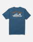 The Salty Crew Men's Overnight Tee in Cast Blue