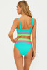 Beach Riot Women's Color Block Mackenzie Bikini Top front view