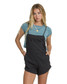 The Billabong Women's Wild Pursuit Overalls in Off Black