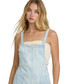 Billabong Women's Beach Crush Denim Overalls back view