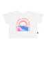 Feather 4 Arrow Girls' Sun Sand Boxy Tee in Sun Sand, front view