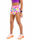 ChicknLegs Women's Candy Hearts Shorts in candy hearts print side view