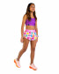 ChicknLegs Women's Candy Hearts Shorts in candy hearts print detail