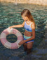 Feather 4 Arrow Girls' Retro Ringer Bikini Feather 4 Arrow Girls' Retro Ringer Bikini front view