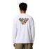 Columbia Men's PFG Solar Stream II Long Sleeve Tee White detail view