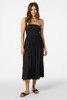 O'Neill Women's Piper Midi Dress in Black