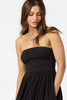 O'Neill Women's Piper Midi Dress in Black front view