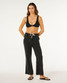 Rip Curl Women's Classic Wide Leg Pants in Black back view