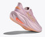 Hoka Women's Mach 7 Running Shoes Lilac Cream and Tangerine Glow heel view