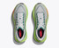 The Hoka Men's Mach 7 Running Shoes in Frost and Neon Yuzu