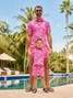 Chubbies Toddlers' Performance Polo The Great Pink Shark side view