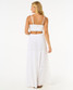 Rip Curl Women's Premium Surf Maxi Dress in White back view