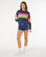 Rip Curl Women's Surf Reveal Fleece Shorts front view