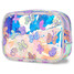 Iscream Bright Butterflies Clear Cosmetic Bag