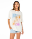 Roxy Women's Sunny Oversized Tee front view