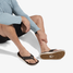 The Olukai Men's 'Ahi Kai Sandals in Dark Java