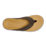 The Olukai Men's Tuahine Palm Sandals in Dark Java and Golden Sand