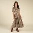 Sendero Provisions Co. Women's La Dahlia Maxi Dress in Parlor Rose Taupe