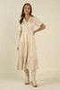 Sendero Provisions Co. Women's La Dahlia Maxi Dress in Dustbloom Antique White front view