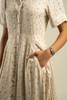 Sendero Provisions Co. Women's La Dahlia Maxi Dress in Dustbloom Antique White fabric detail