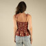 Sendero Provision Co. Women's Clementine Tie Tank Top front view