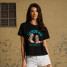 Sendero Provisions Co. Women's High Stepper Tee in Black, back view