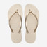 Havaianas Women's Slim Flatform Flip Flops Beige top view