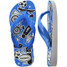 Havaianas Kids' Athletic Flip Flops White and Blue top view