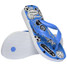 Havaianas Kids' Athletic Flip Flops White and Blue detail view