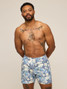 Chubbies Men's Classic Swim Trunks in The Starry Night Stems