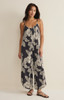 Z Supply Women's Flared Asha Floral Jumpsuit