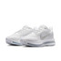 Nike Women's Pegasus Premium Road Running Shoes White and Metallic Silver front view