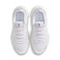 Nike Women's Free Metcon 7 Workout Shoes in White and Metallic Silver top view